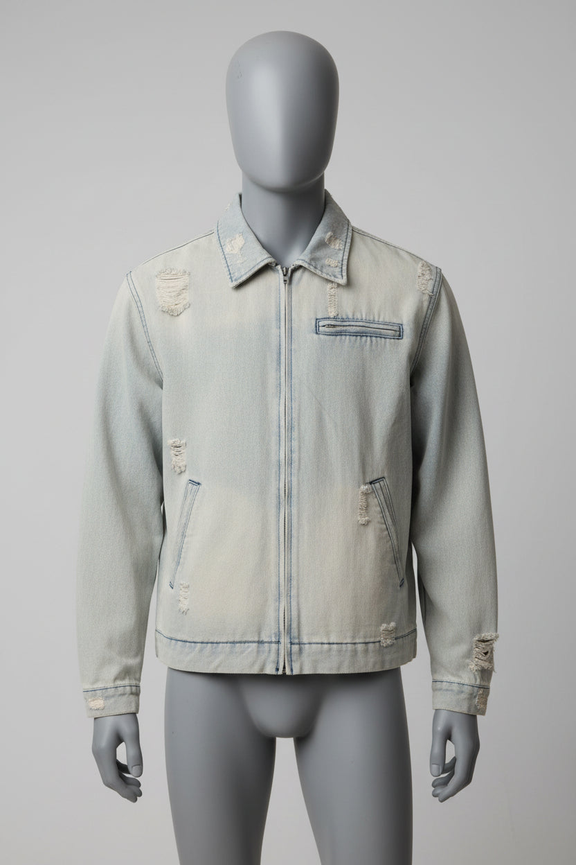 Veste légère en effet jean - Taille M
